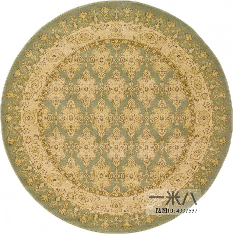 圆形古典欧式地毯