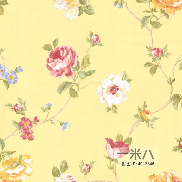 Animal And Plant Pattern Wallpaper