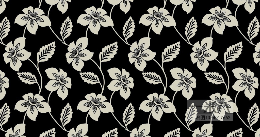 Animal And Plant Pattern Wallpaper