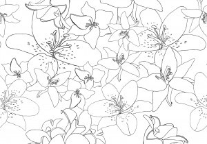 Animal And Plant Pattern Wallpaper