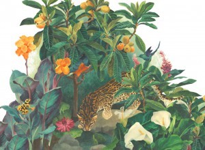 Animal And Plant Pattern Wallpaper