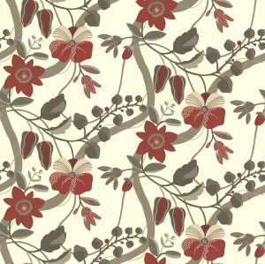 Animal And Plant Pattern Wallpaper