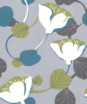 Animal And Plant Pattern Wallpaper